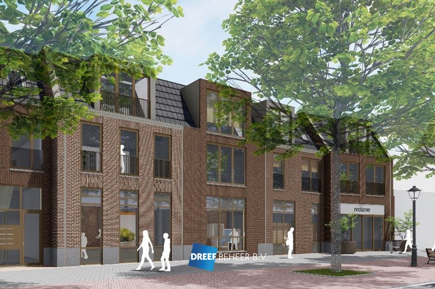 Herontwikkeling van appartementen in het hart van Lunteren