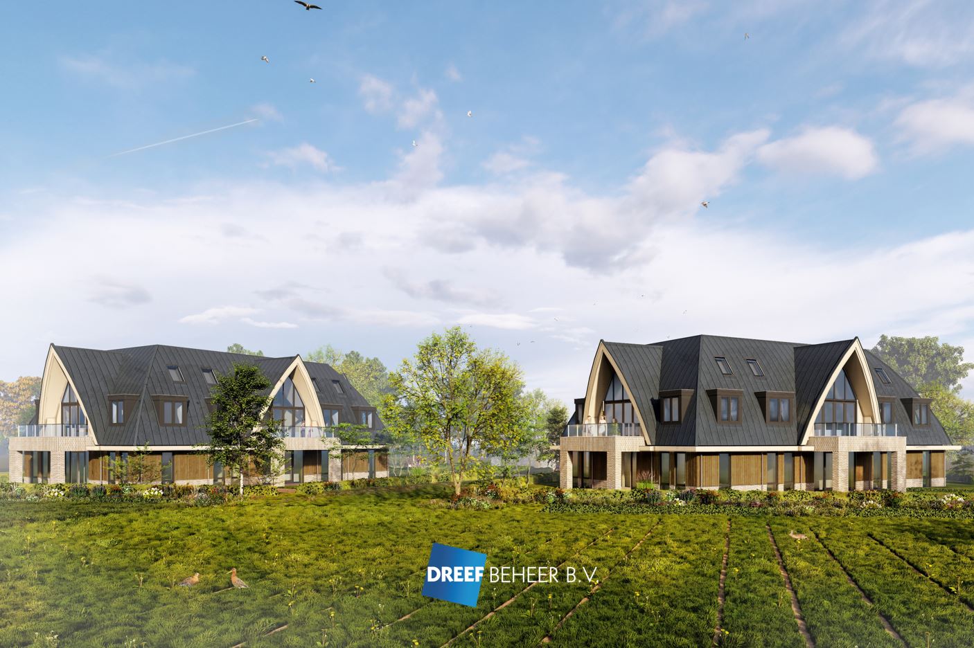 Omgevingsvergunning & Ondertekening Aannemingsovereenkomst –  Realisatie High-End Recreatie Appartementen op TEXEL