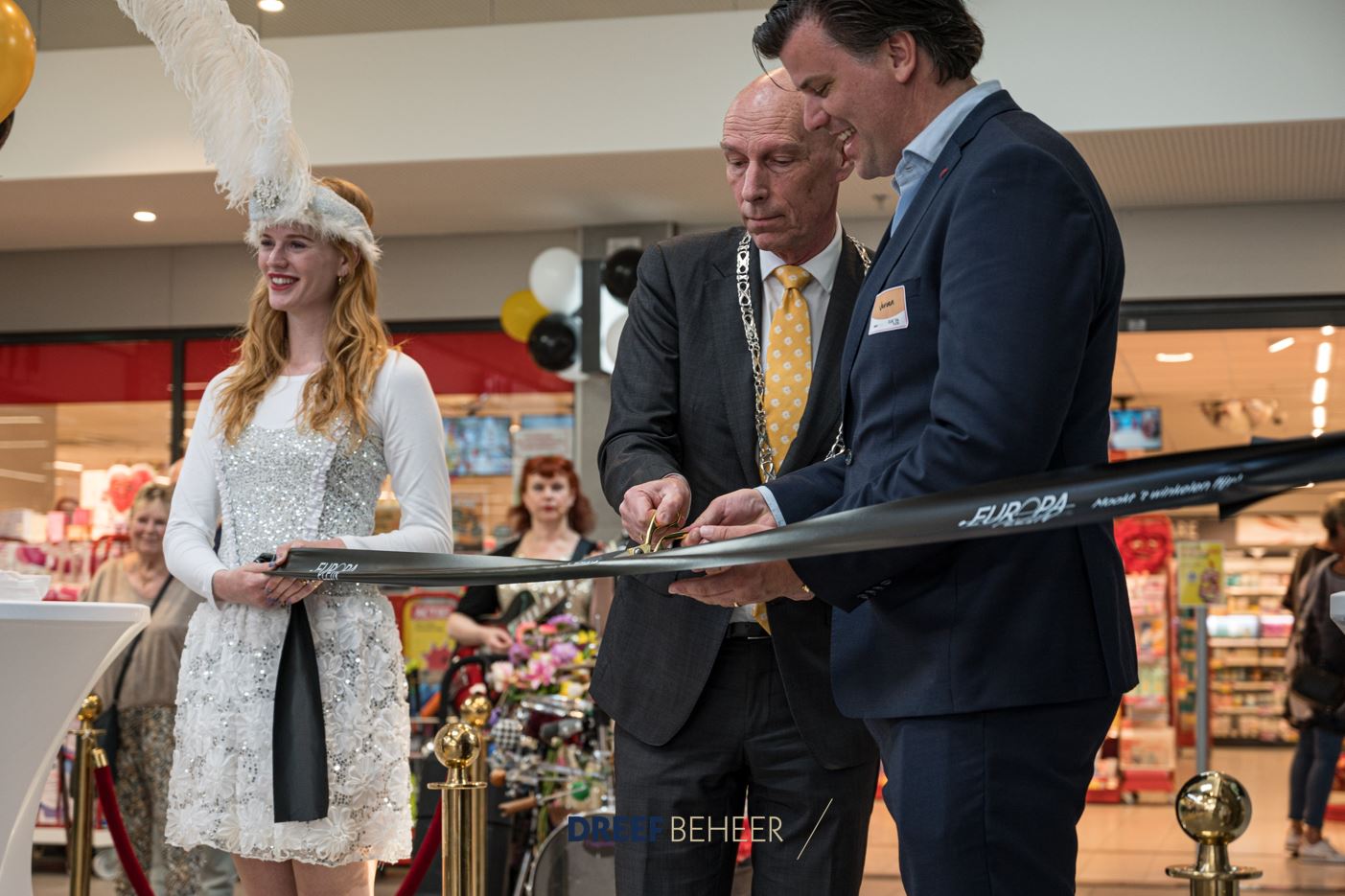 Feestelijke opening van vernieuwd Europaplein te Heemskerk